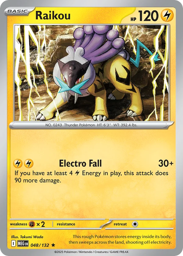 Raikou – 048/132 – Rare – Holo Foil