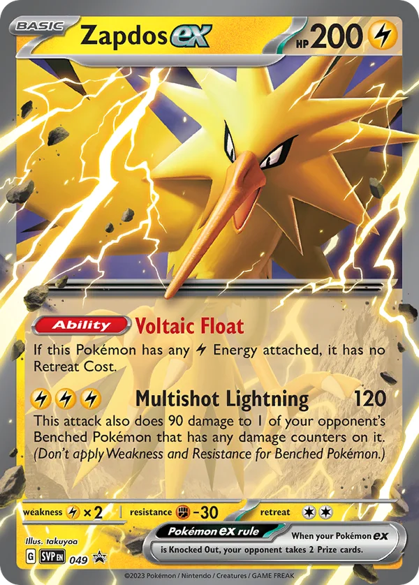 Zapdos ex – 049 – Promo