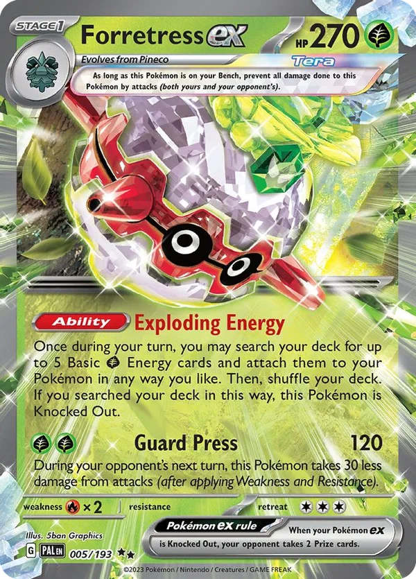 Forretress ex – 005/193 – Double Rare