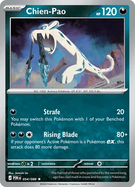 Chien-Pao – 054/088 – Rare – Holo Foil