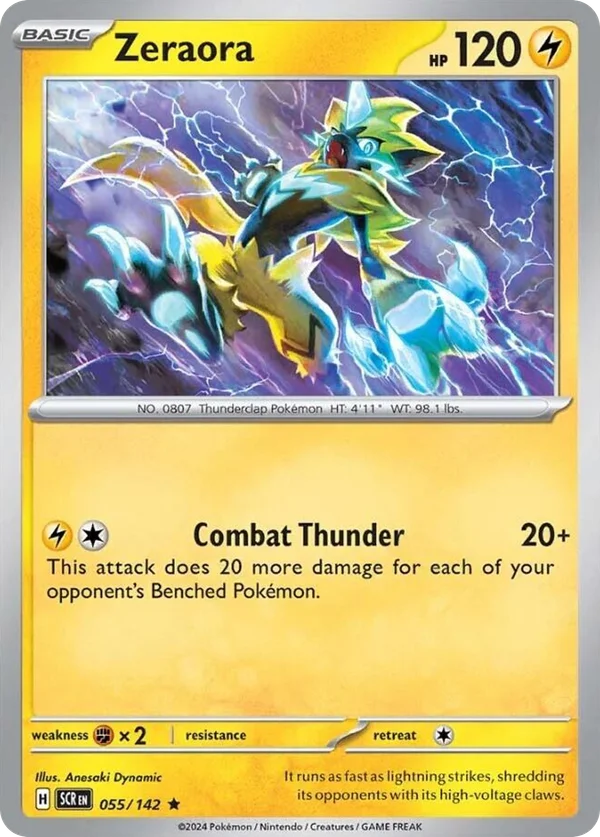 Zeraora – 055/142 – Rare – Holo Foil