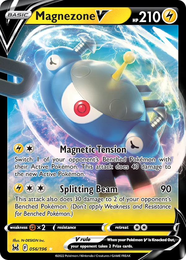 Magnezone V – 056/196 – Rare Holo V