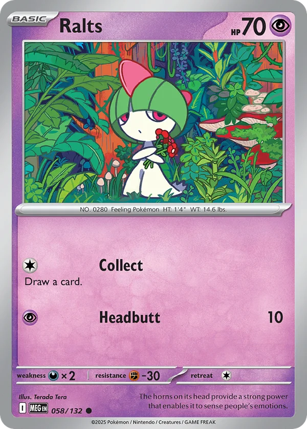 Ralts – 058/132 – Common – Reverse Holo