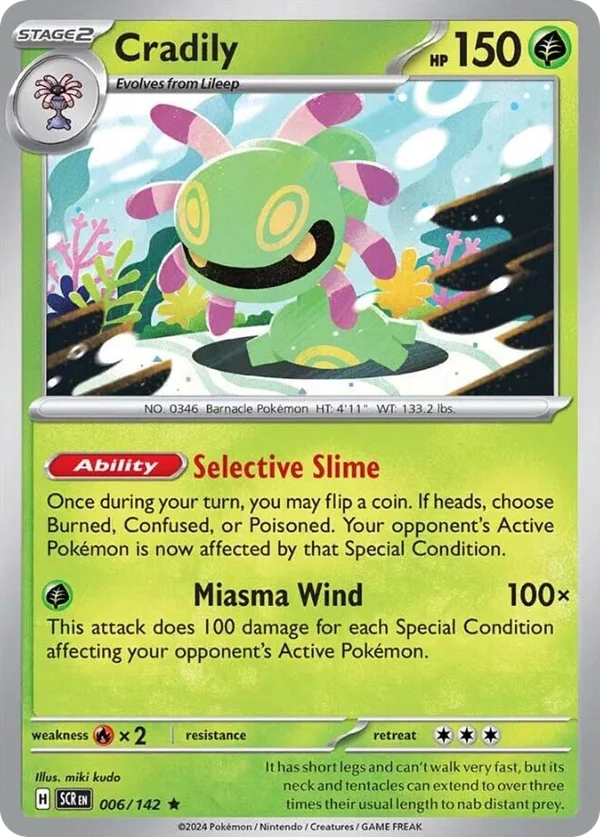 Cradily – 006/142 – Rare – Holo Foil