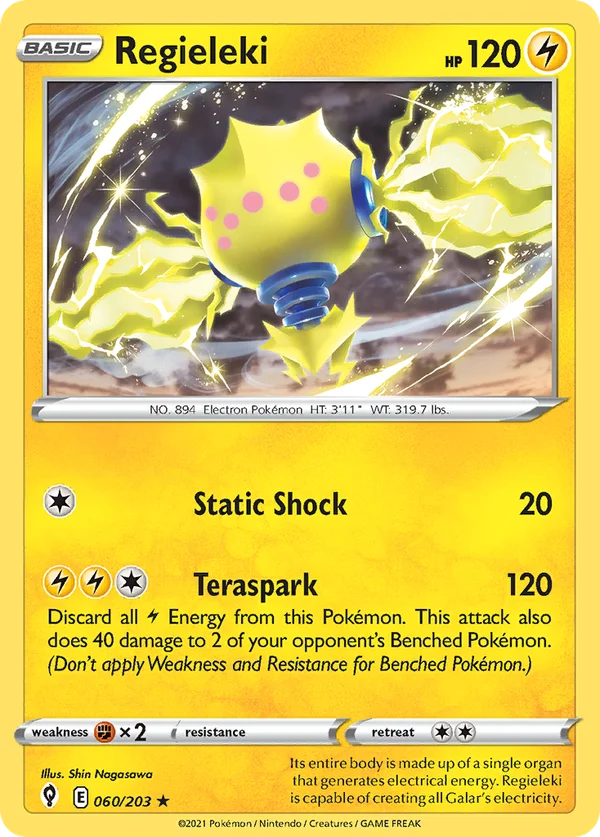 Regieleki – 060/203 – Rare Holo – Holo Foil