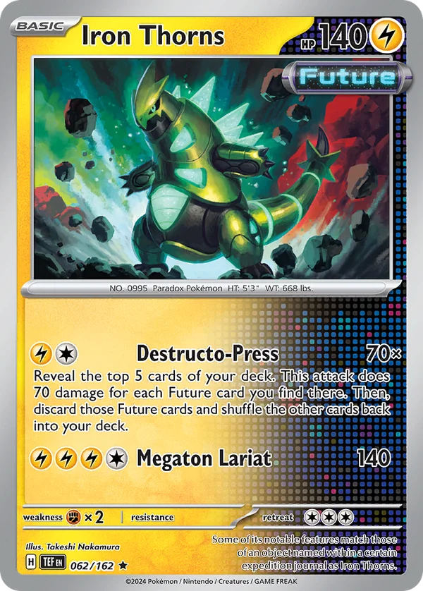 Iron Thorns – 062/162 – Rare – Holo Foil