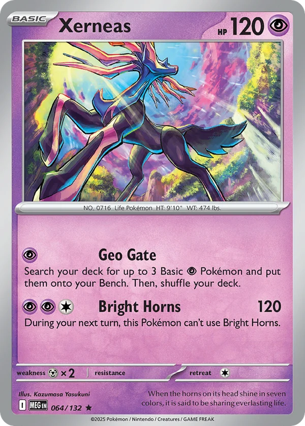 Xerneas – 064/132 – Rare – Holo Foil