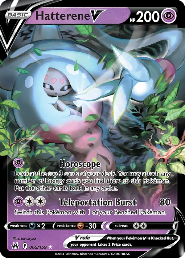 Hatterene V – 065/159 – Rare Holo V