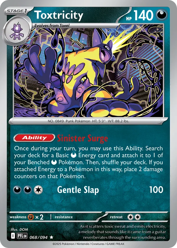 Toxtricity – 068/094 – Rare – Holo Foil