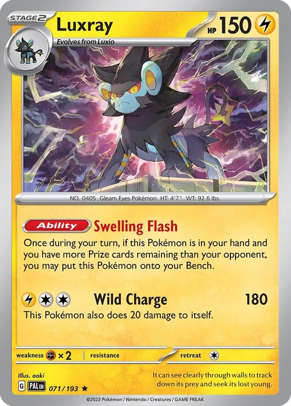 Luxray – 071/193 – Rare – Holo Foil