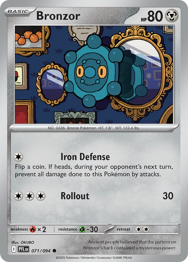 Bronzor – 071/094 – Common – Reverse Holo