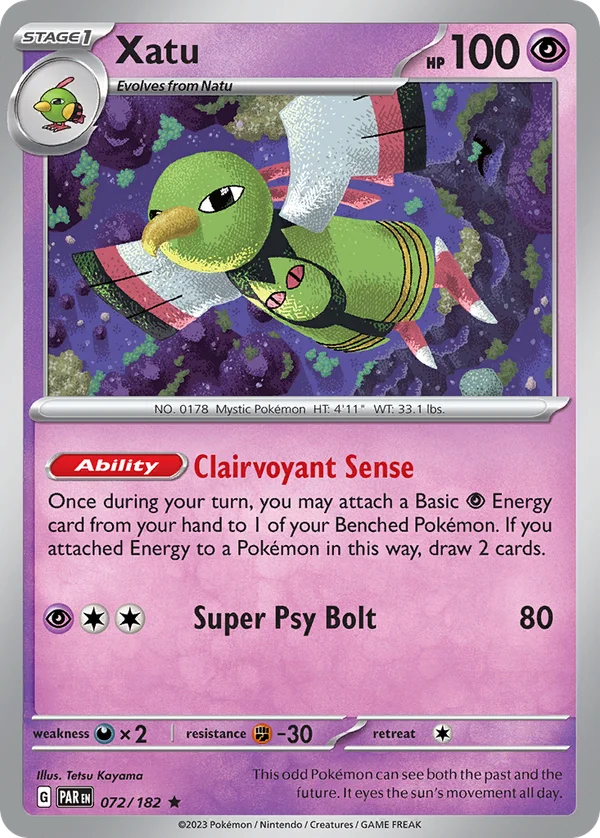 Xatu – 072/182 – Rare – Holo Foil