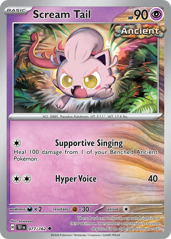 Scream Tail – 077/162 – Uncommon – Holo Foil