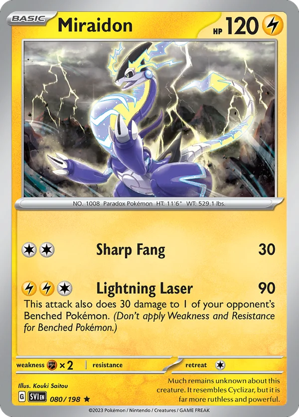 Miraidon – 080/198 – Rare – Holo Foil