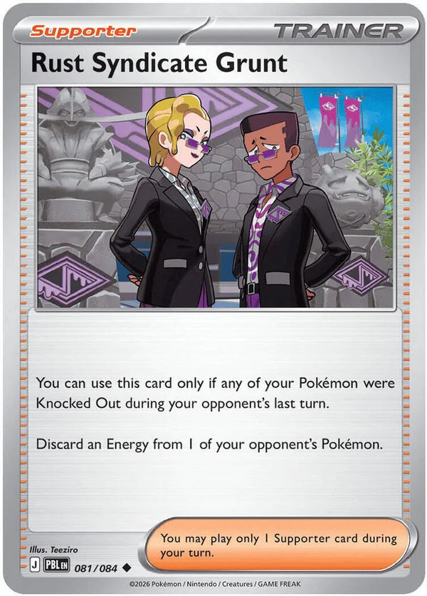 Rust Syndicate Grunt - 081/084 – 081/084 – Uncommon – Holo Foil