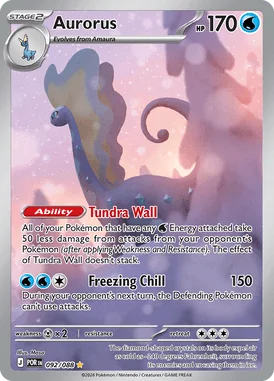 Aurorus – 092/088 – Art Rare – Reverse Holo