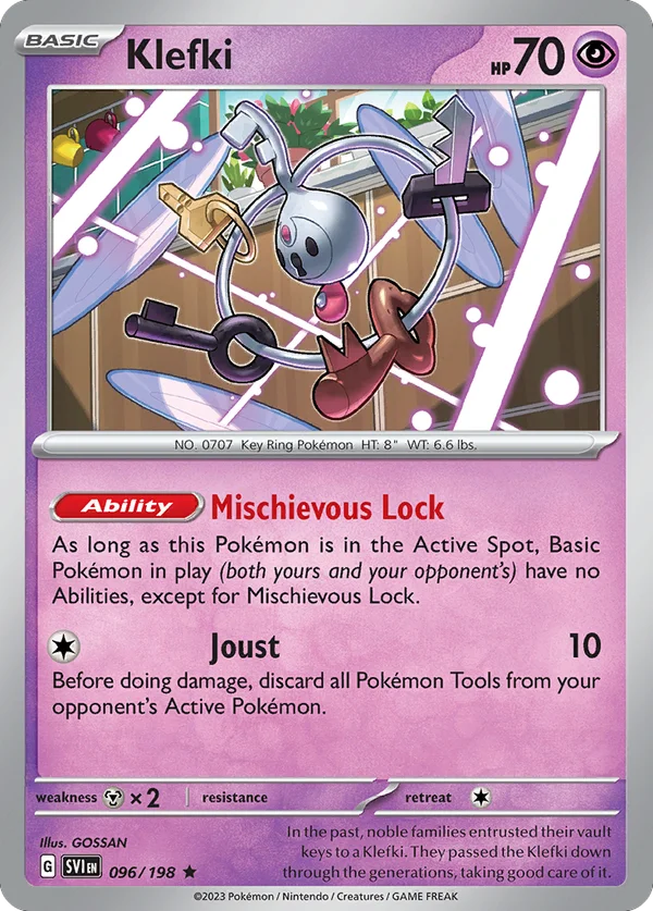 Klefki – 096/198 – Rare – Holo Foil
