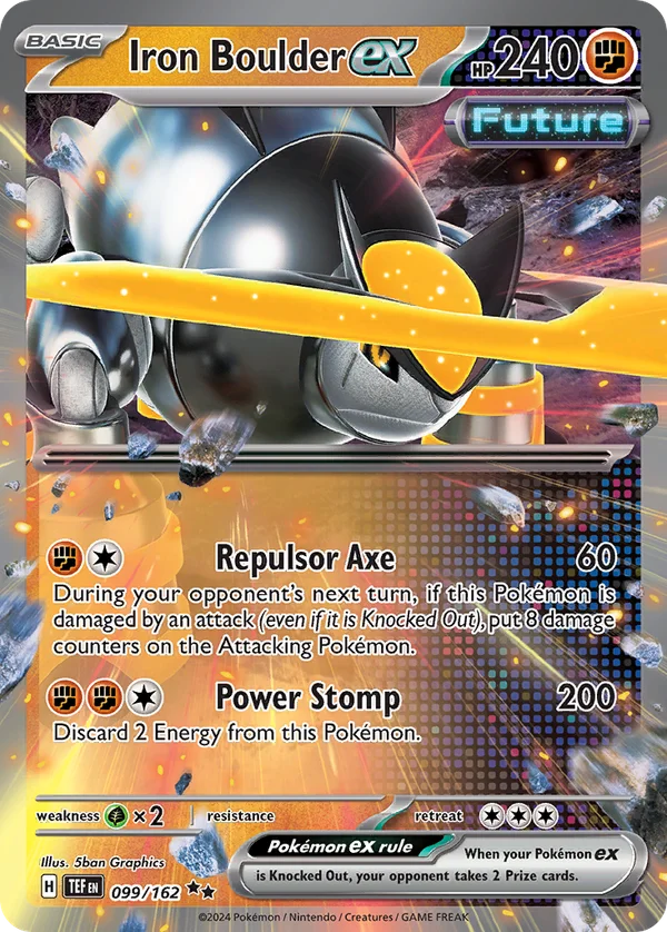 Iron Boulder ex – 099/162 – Double Rare