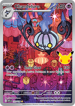 Chandelure 30th Celebration – 137/128 – Illustration Rare