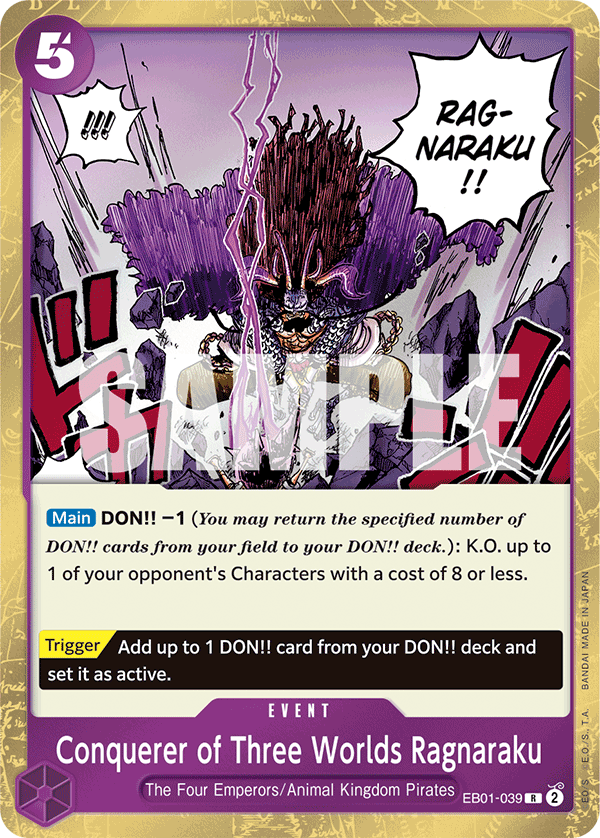 Conquerer of Three Worlds Ragnaraku – EB01-039 – R
