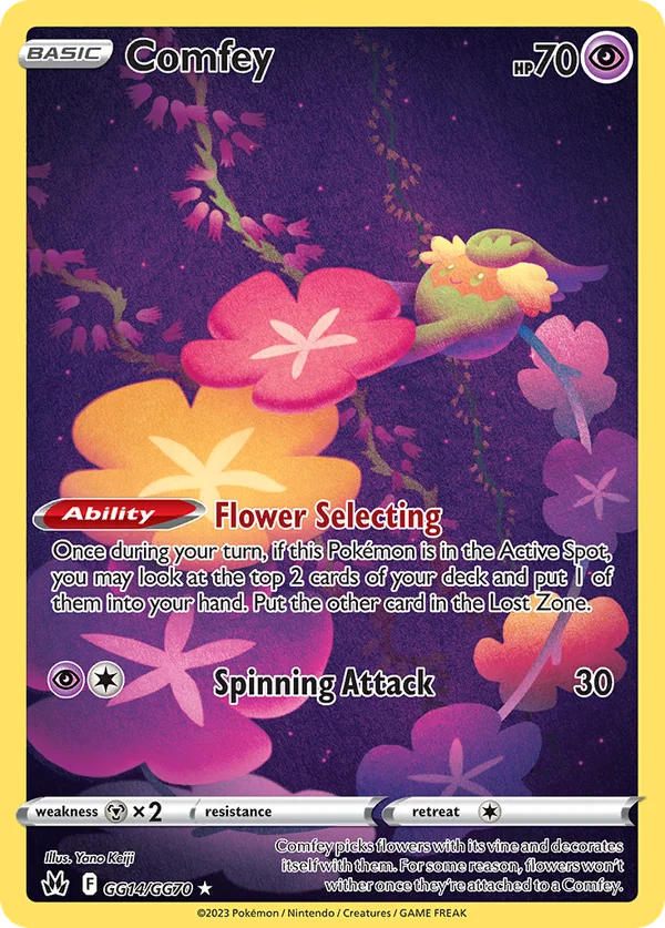 Comfey – GG14/GG70 – Trainer Gallery Rare Holo