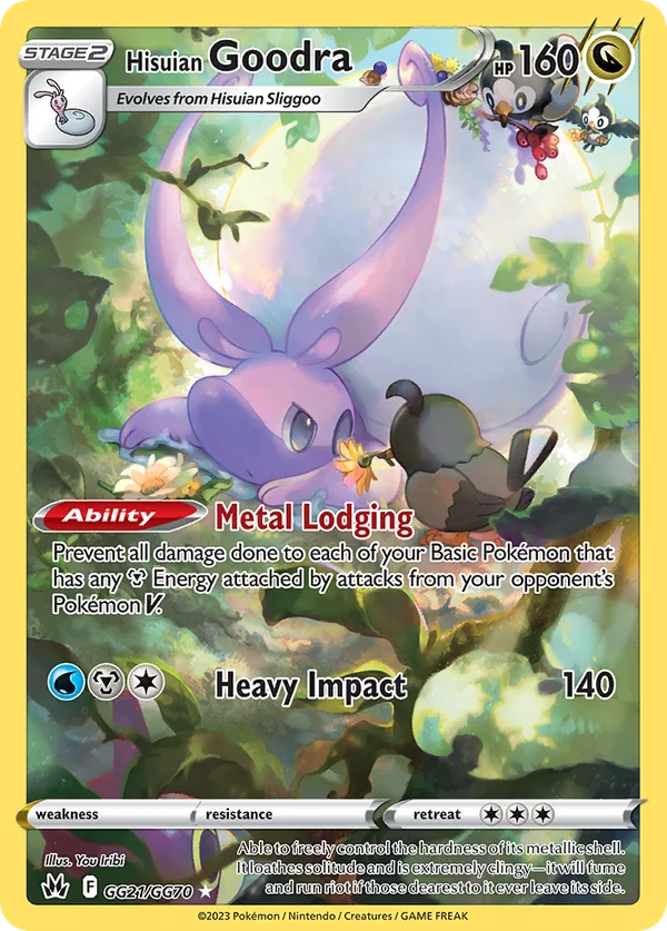 Hisuian Goodra – GG21/GG70 – Trainer Gallery Rare Holo