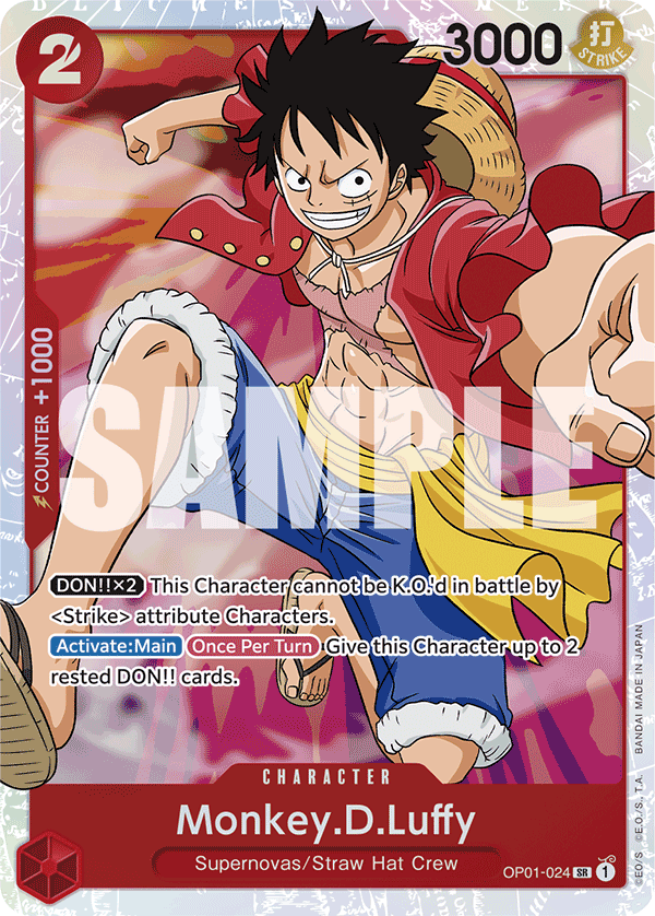 Monkey.D.Luffy – OP01-024 – SR