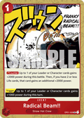 Radical Beam!! (OP01-029) (Reprint) – OP01-029 – UC