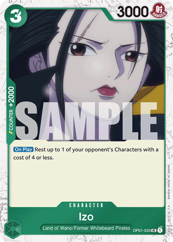 Izo (OP01-033) – OP01-033 – Jolly Roger Foil