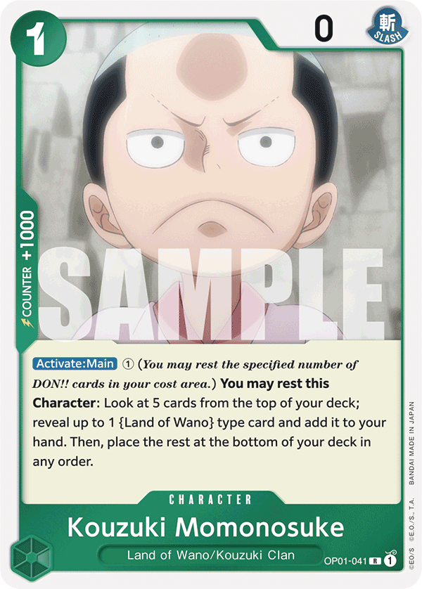 Kouzuki Momonosuke (OP01-041) (Reprint) – OP01-041 – R