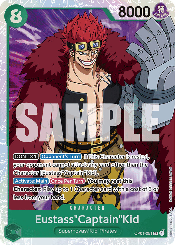 Eustass"Captain"Kid – OP01-051 – SR