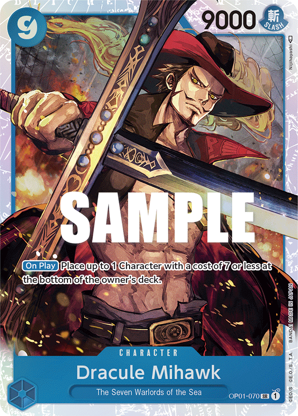 Dracule Mihawk – OP01-070 – SR