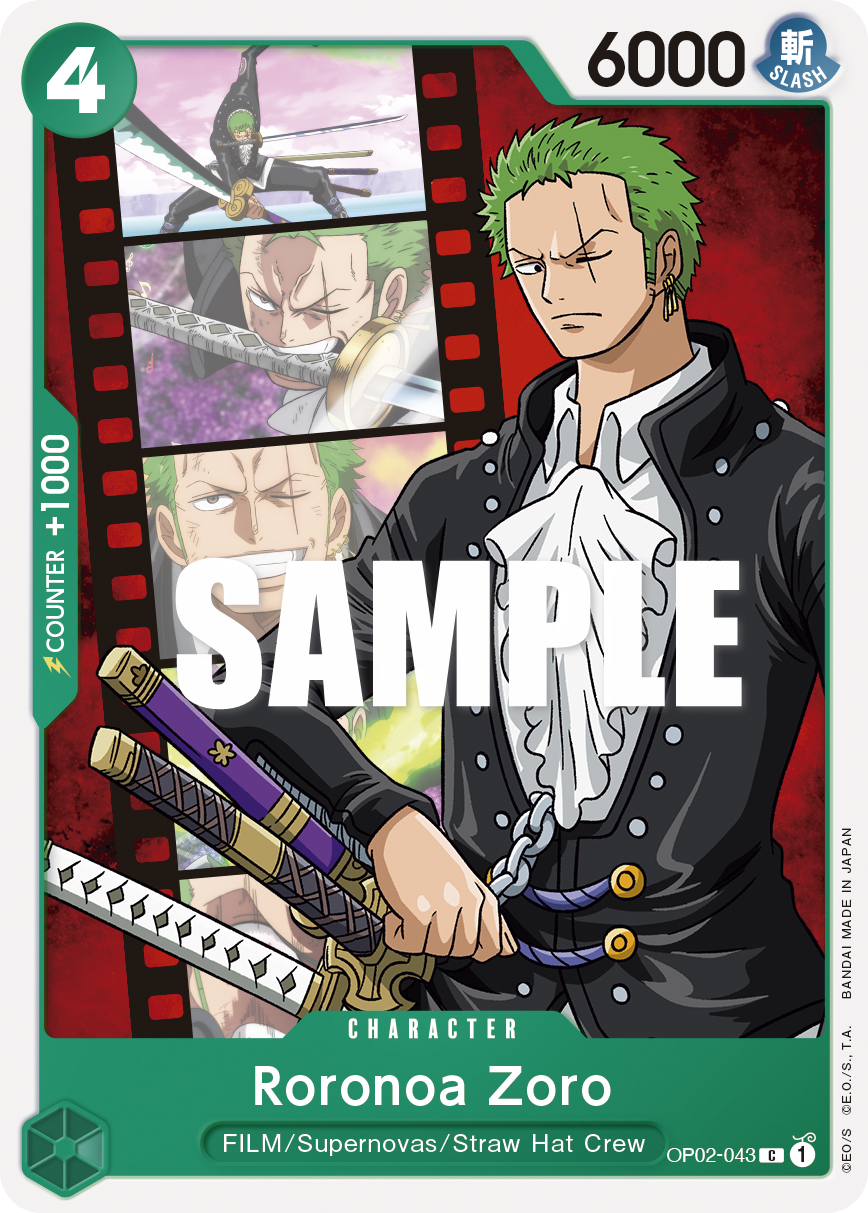 Roronoa Zoro – OP02-043 – C