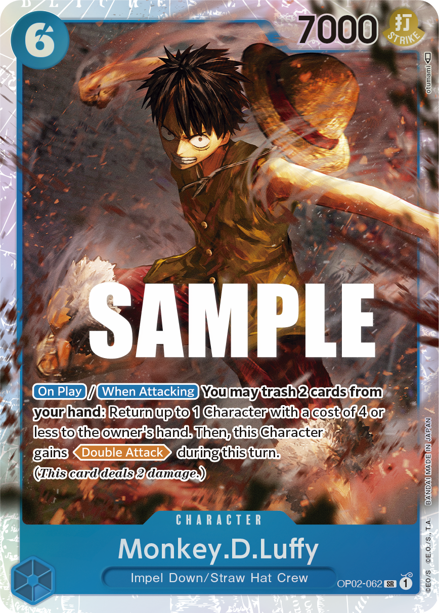 Monkey.D.Luffy – OP02-062 – SR