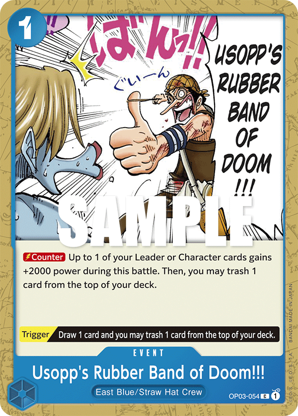 Usopp's Rubber Band of Doom!!! – OP03-054 – C