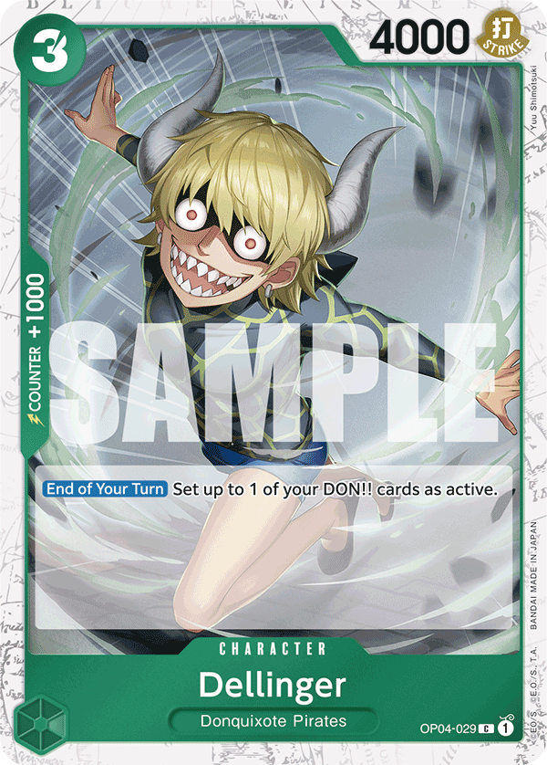 Dellinger – OP04-029 – Jolly Roger Foil