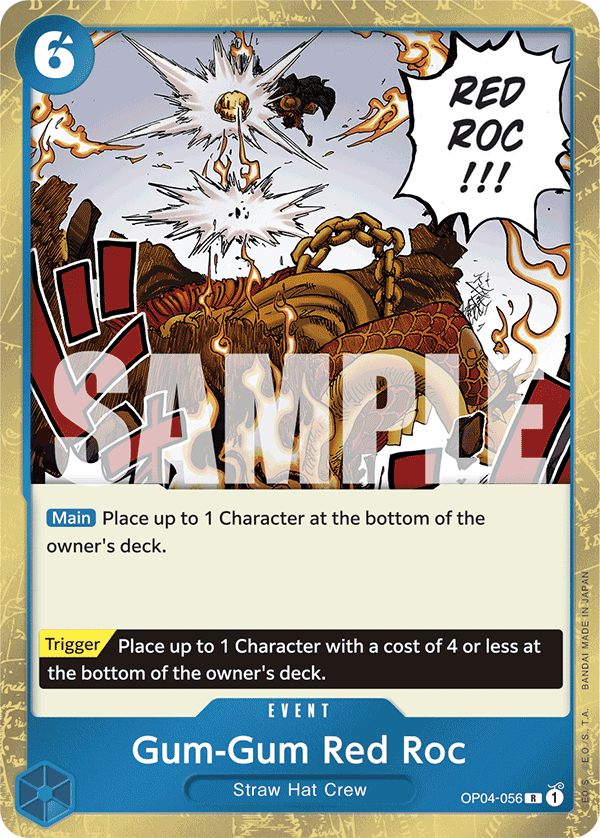 Gum-Gum Red Roc (OP04-056) (Reprint) – OP04-056 – R