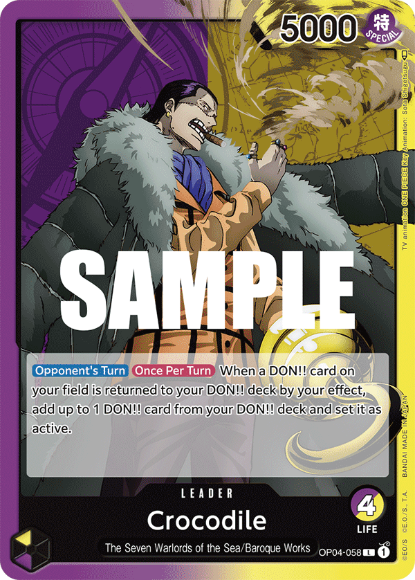 Crocodile – OP04-058 – L