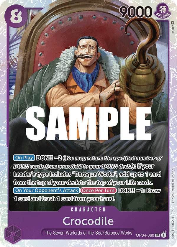 Crocodile – OP04-060 – SR