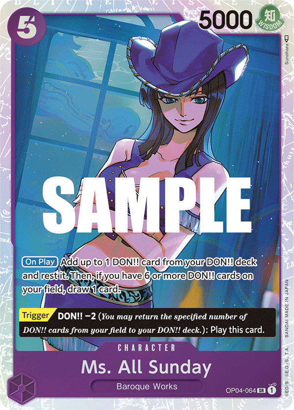 Ms. All Sunday – OP04-064 – SR