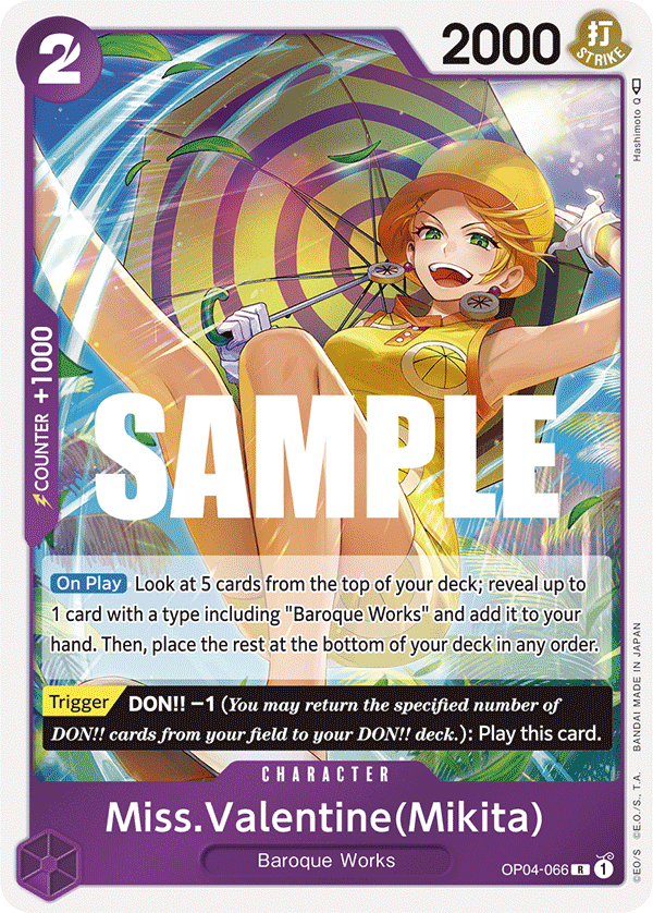 Miss.Valentine(Mikita) – OP04-066 – R