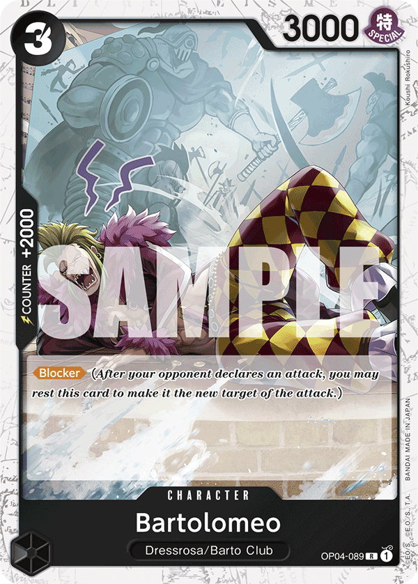 Bartolomeo (OP04-089) – OP04-089 – Jolly Roger Foil