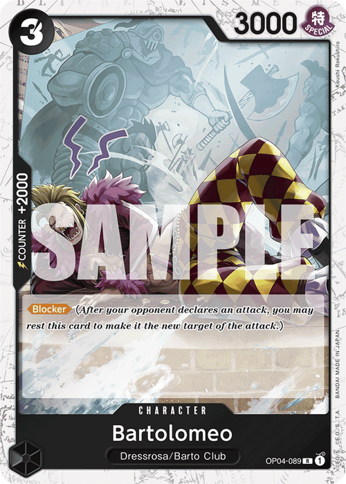 Bartolomeo (OP04-089) – OP04-089 – Jolly Roger Foil