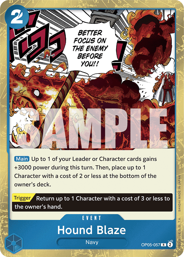 Hound Blaze (OP05-057) (Reprint) – OP05-057 – R