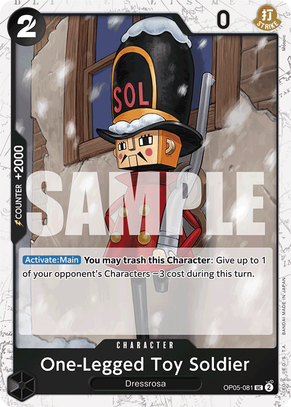 One-Legged Toy Soldier – OP05-081 – Jolly Roger Foil