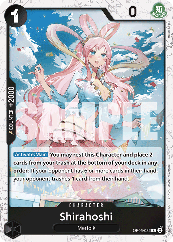 Shirahoshi (OP05-082) – OP05-082 – Jolly Roger Foil