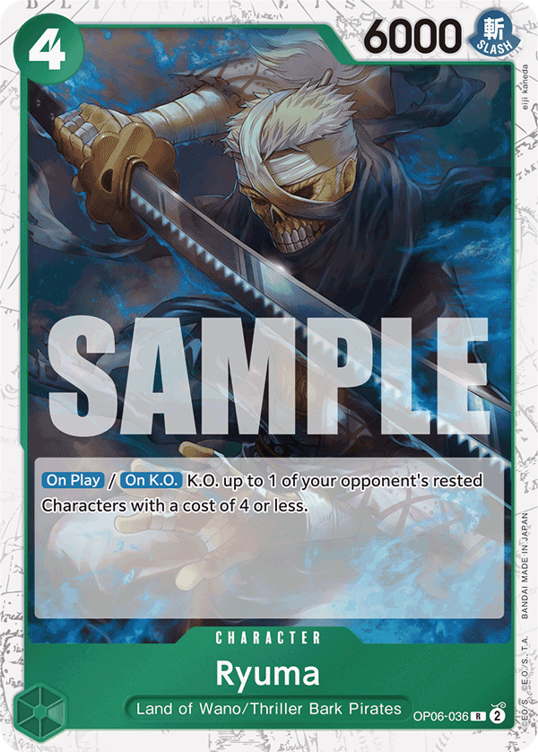 Ryuma – OP06-036 – Jolly Roger Foil