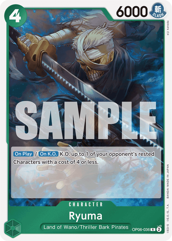 Ryuma (OP06-036) (Reprint) – OP06-036 – R