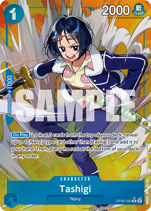 Tashigi – OP06-050 – Alternate Art