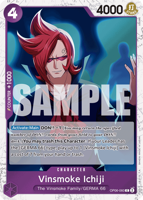 Vinsmoke Ichiji (OP06-060) – OP06-060 – Jolly Roger Foil